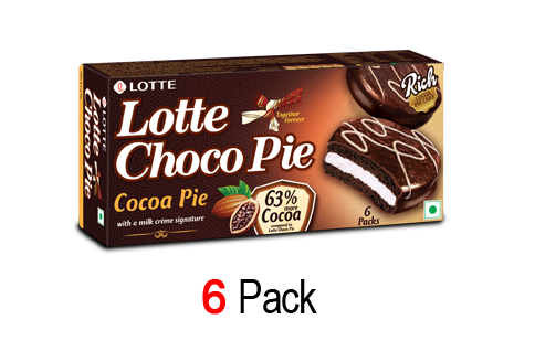 Lotte Cocoa Pie 6 Pack