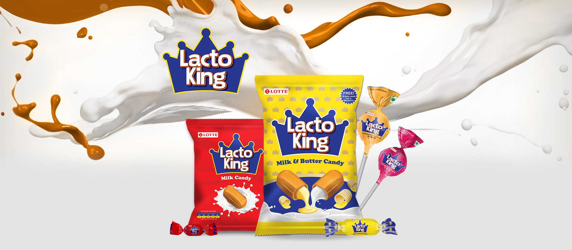 Lacto King Caramel Lollipop